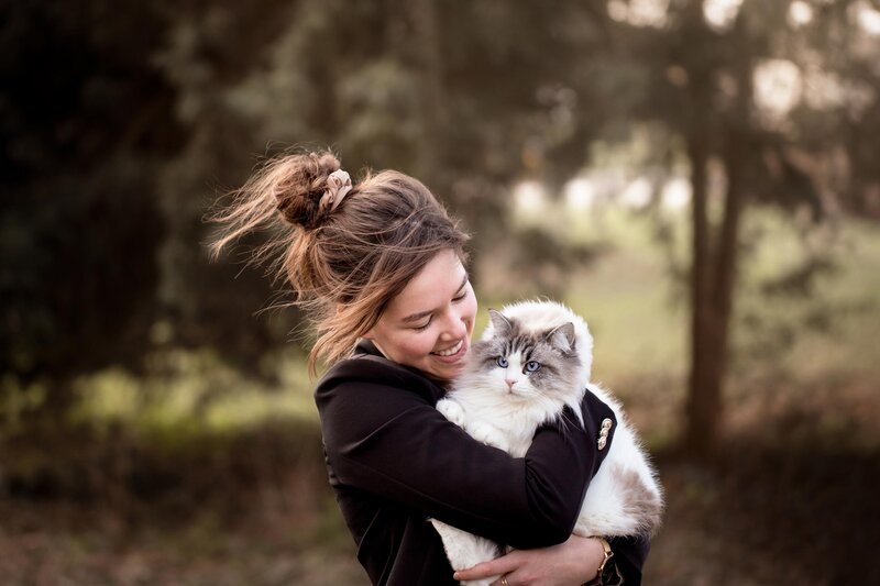 Thuis hebben wij 2 ragdoll katten, Lady & Yentle