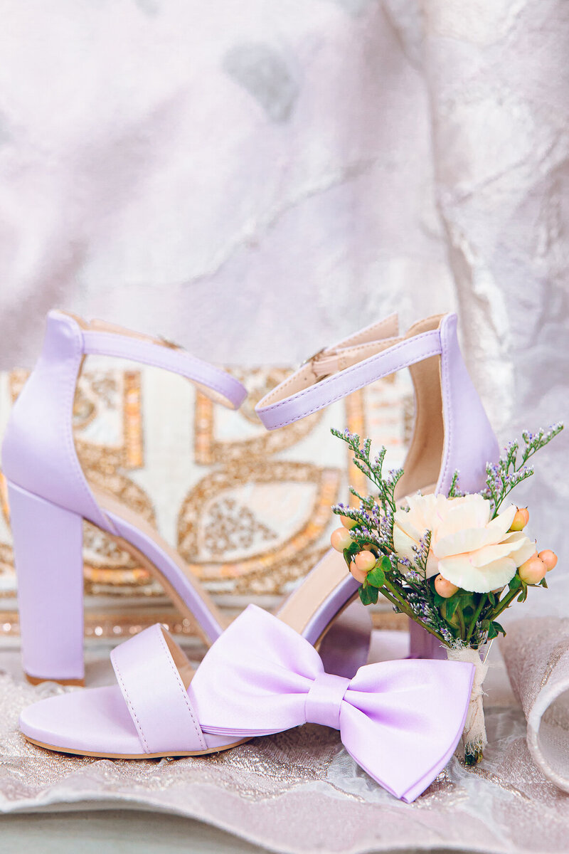 A queer couple's wedding details for a wedding at Artifact Events in Chicago