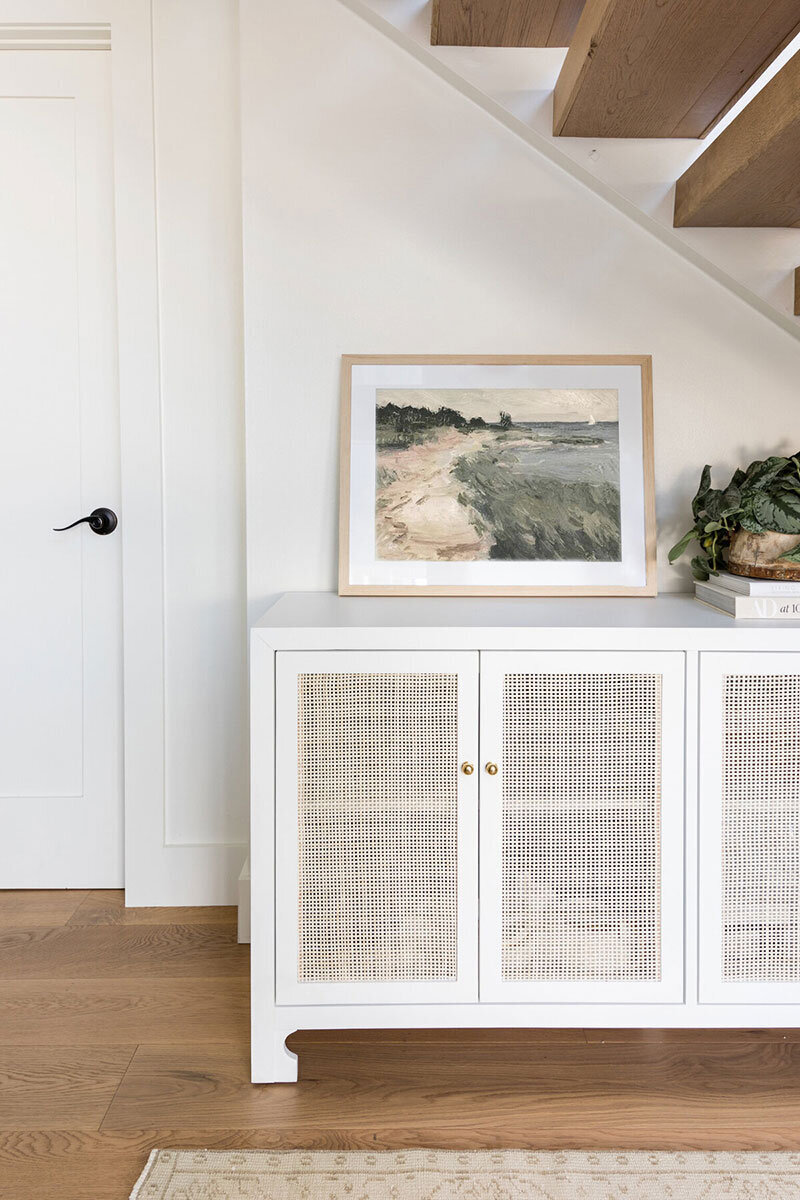 Casual yet elevated interior design in Newport Beach with a classic California aesthetic
