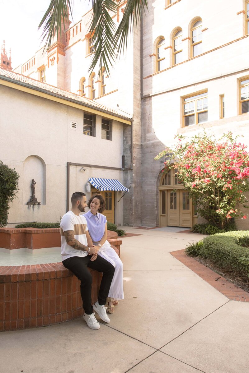 Engagement Photo at Lightner Museum | Photo by St. Augustine Proposal Photographer, Phavy Photography