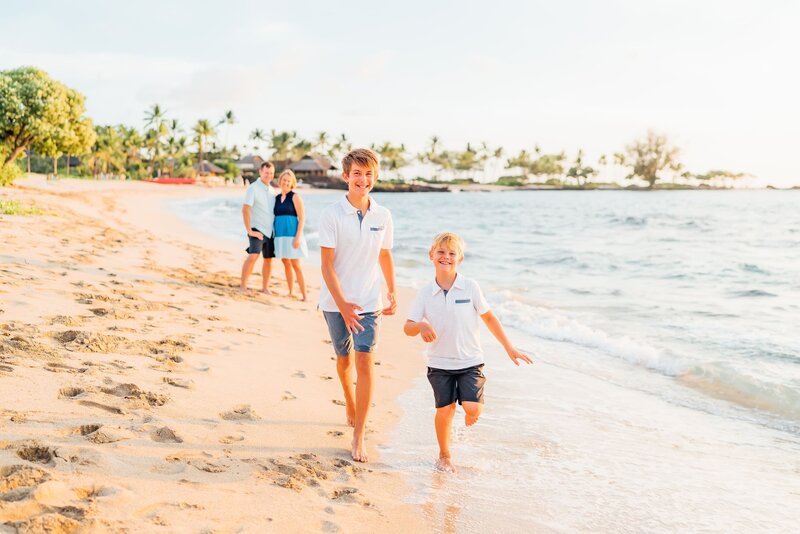 Maui family beach session