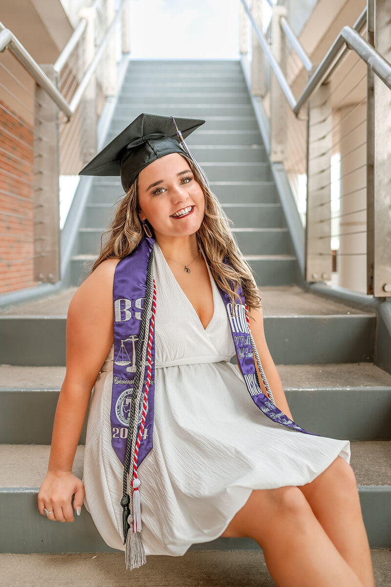 College Girl with Cap & Stole (4)
