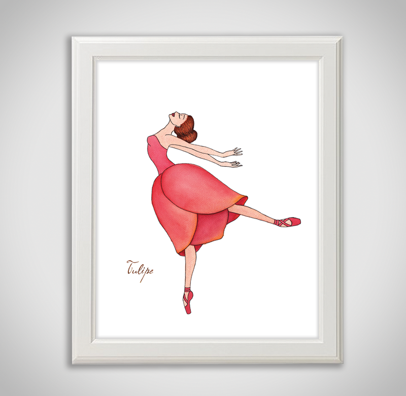 tulipe-framed