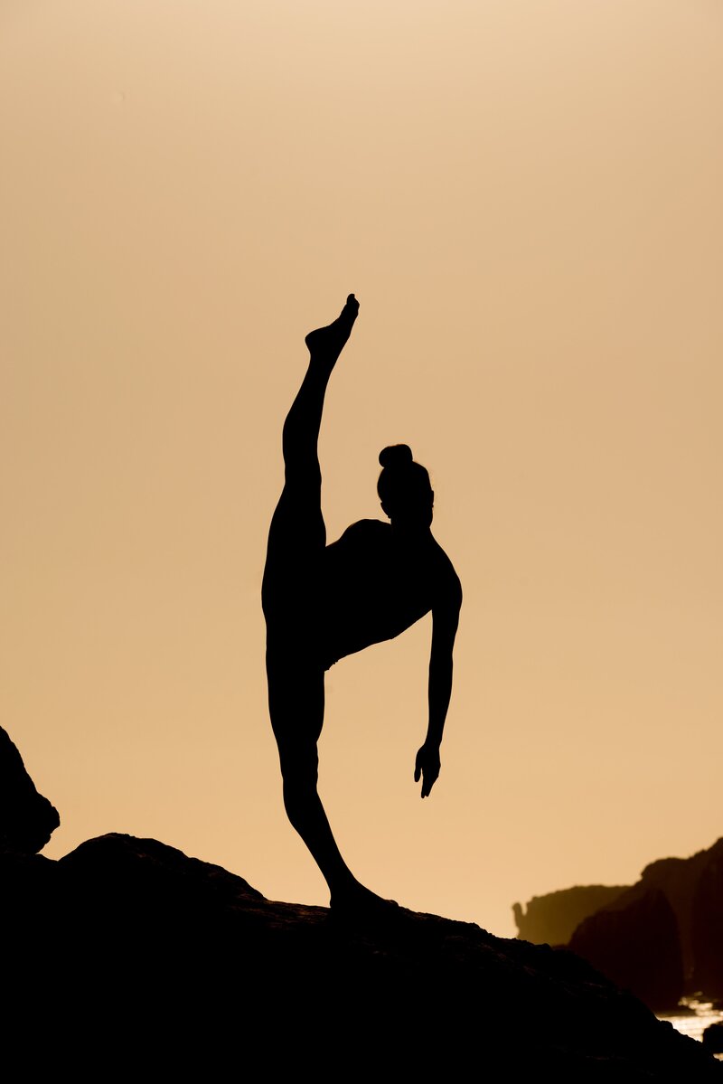 Woman stretching Yoga