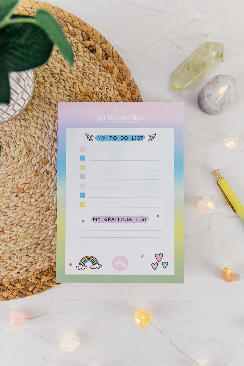 All Within You, wellbeing brand, self care, spirituality, law of attraction, manifestation, energy healing, stationary, sweatshirts, tote bags