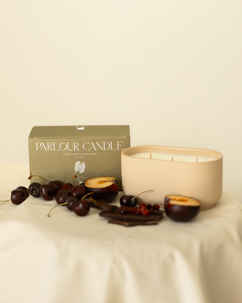 Parlour Candle is a handcrafted candle and home decor line created in a 100-year-old studio space. Using 100% natural coconut soy wax and high-quality, paraben- and phthalate-free fragrance oils, each candle vessel and decor piece is handmade with natural earth pigments and concrete. The line emphasizes sustainability, featuring fully recyclable vessels and no excess plastic in the packaging.