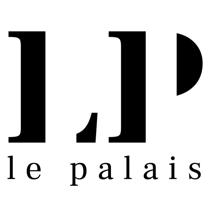 Le Palais Black on White Logo