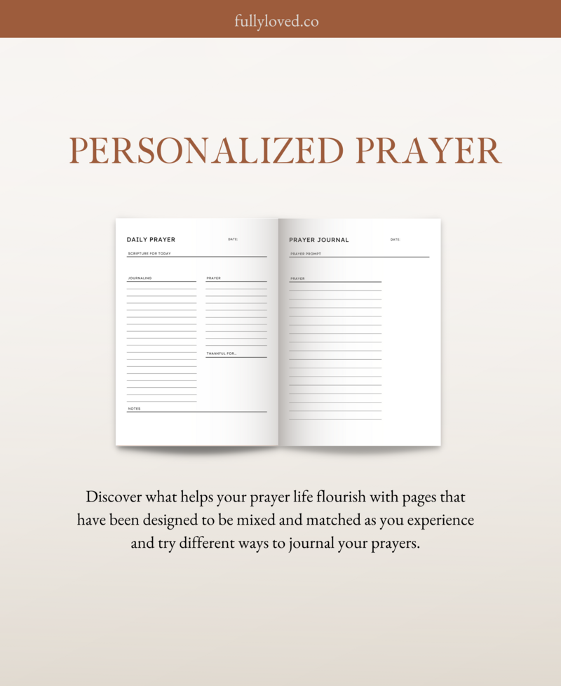 Printable PDF Prayer Journal