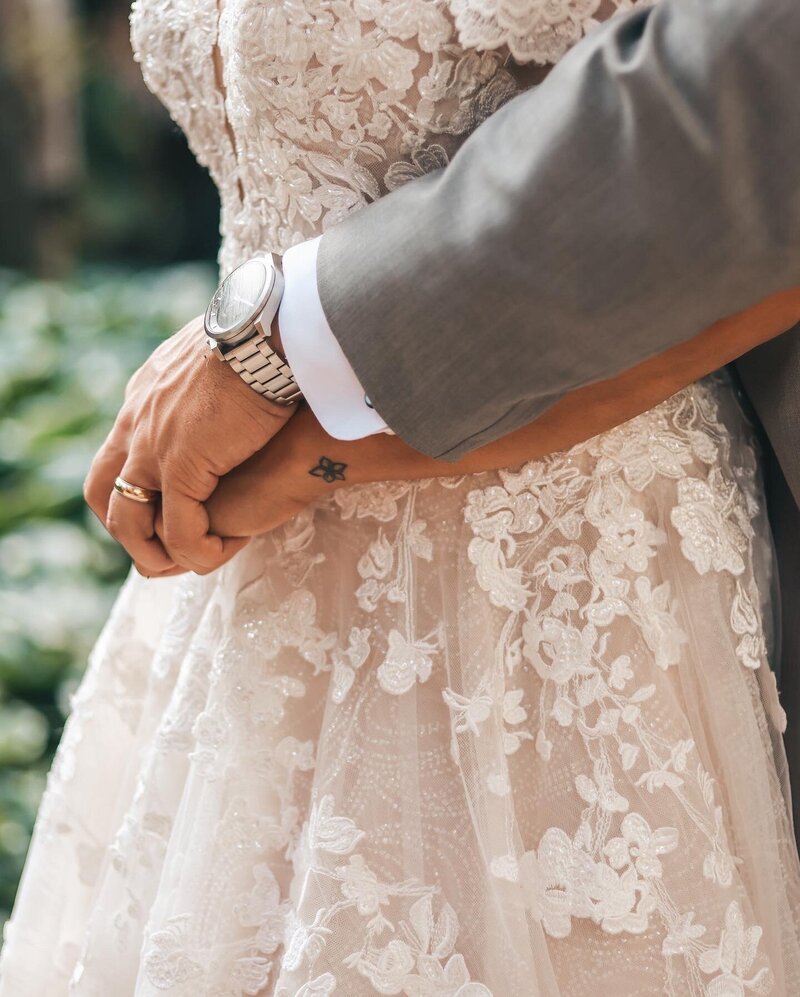 Documentary style San Diego wedding photo