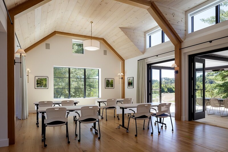 chairs and desks showing the amenities