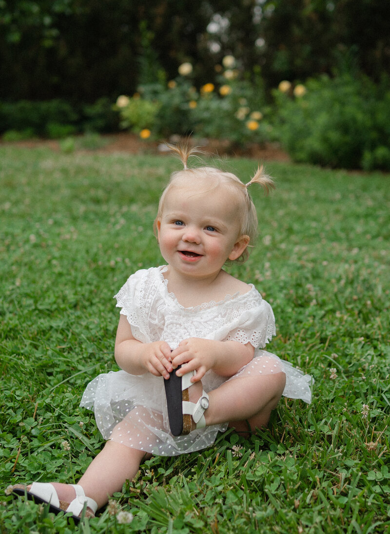 Family Session at the Knoxville Botanical Gardens in Knoxville, Tennessee
