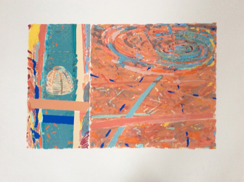 PRINT_LITTERED WAYS (CITY) 1984 - screenprint - 71 xx94.5 cm