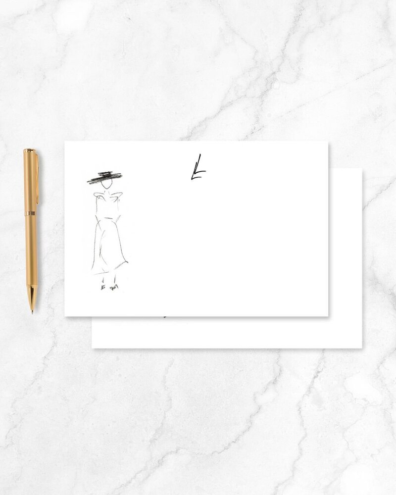 Fashion Sketch Stationery