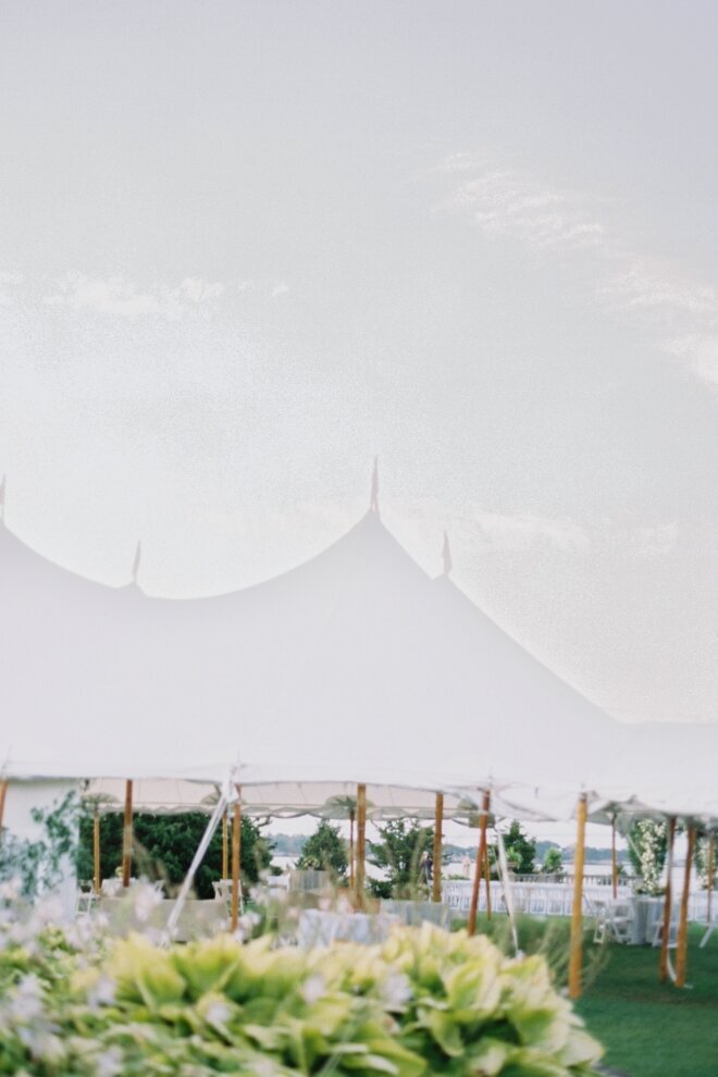 elegant tented wedding