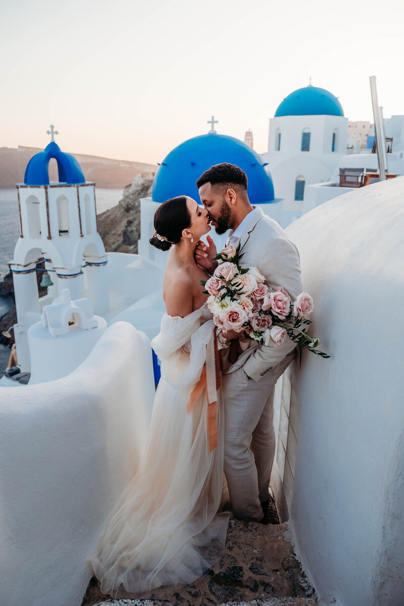Luxury destination wedding in Greece