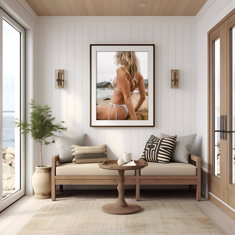 Gloria Beach Photo print mockup4