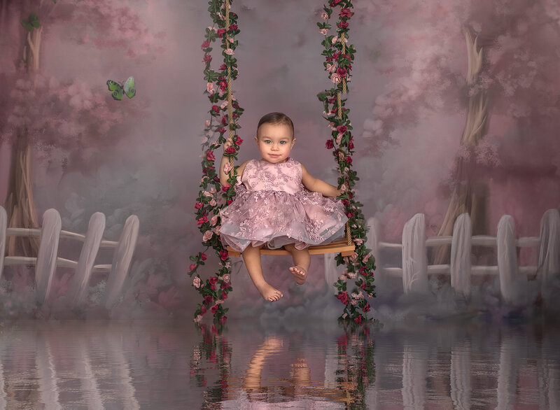 "Baby captured at their 1-year milestone, celebrating their first year of life with a joyful and heartwarming photography session in Ottawa."