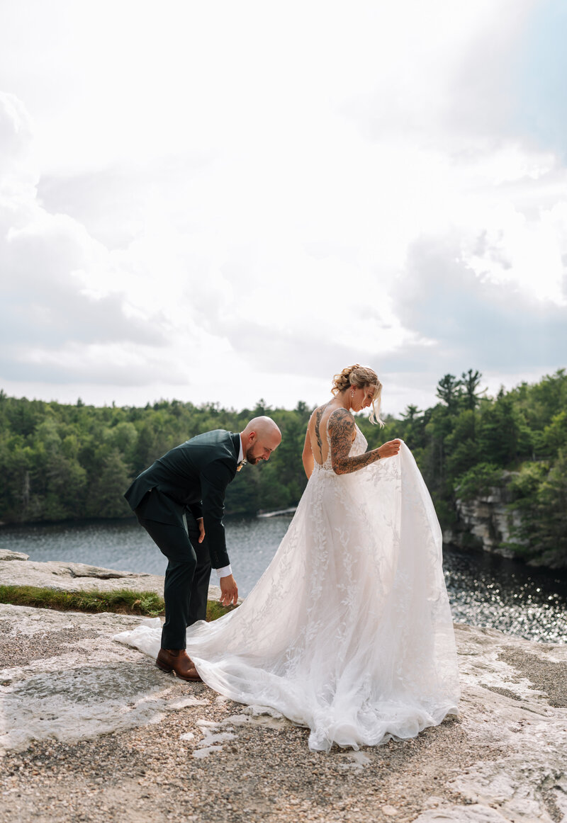 Lake Minnewaska NY - J+T Elopement-68
