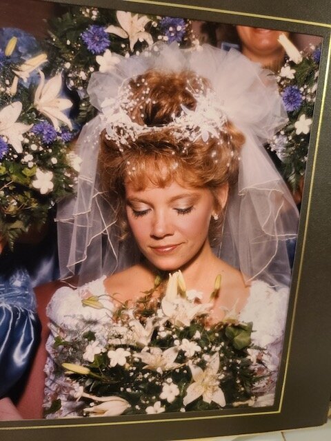 vintage heirloom 1980's bride