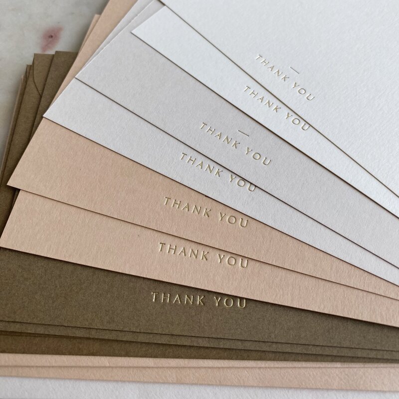 Earth tone-ombre-thank-you-cards-papelnco