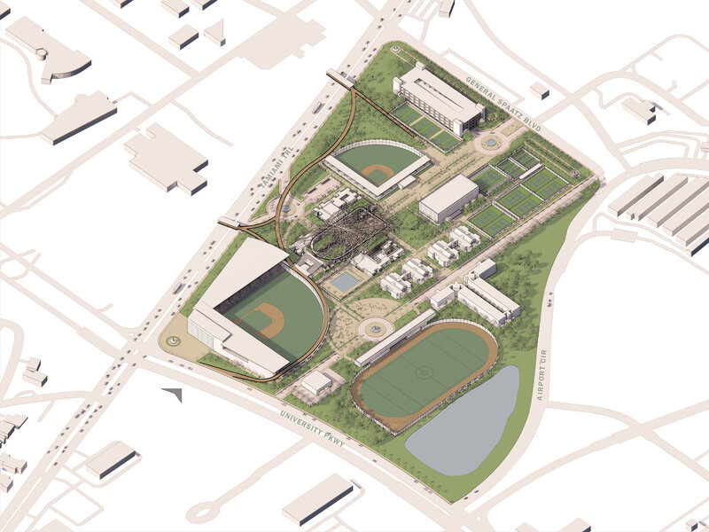 Sweet Sparkman Architecture New College Pei Dorms Landscape 1