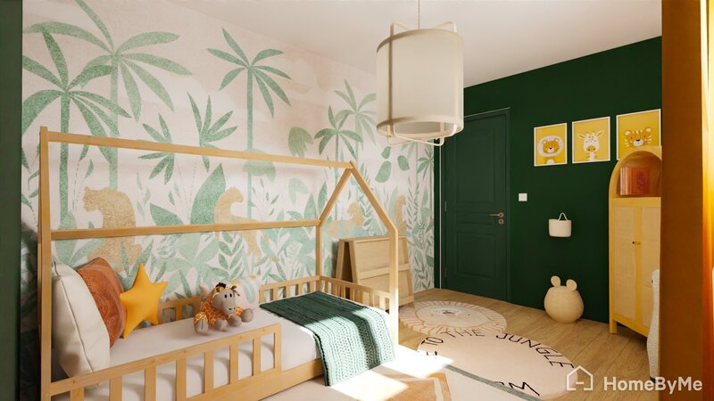 chambre-enfant-jungle