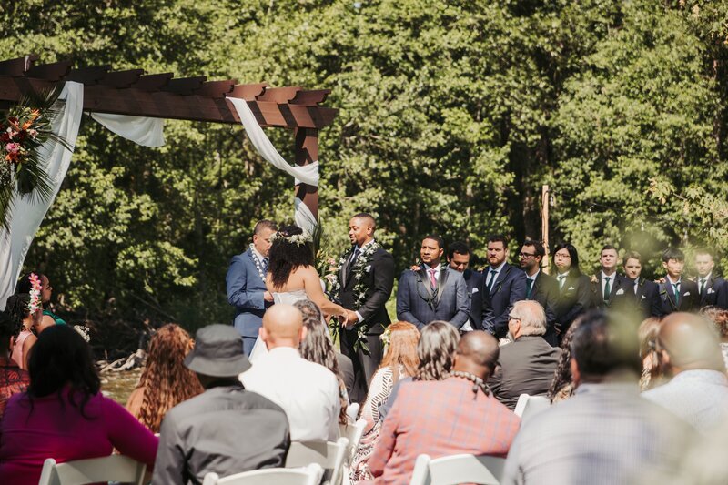 Wedding at Cedar River Weddings and Events Washington State