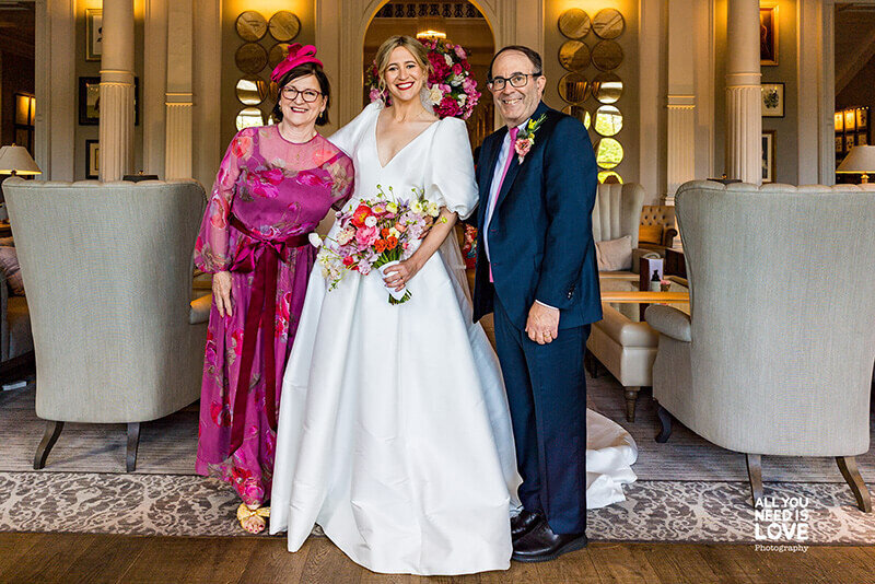 Bride and parents 177