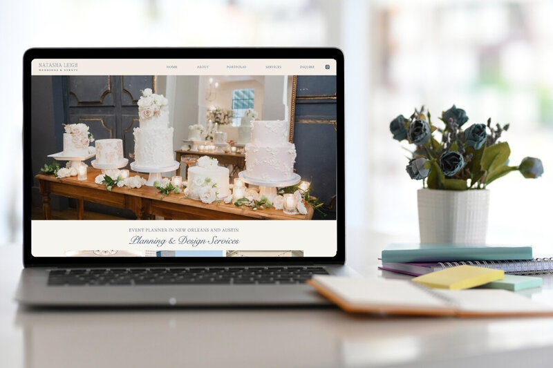 Natasha Leigh Wedding and Events Website 