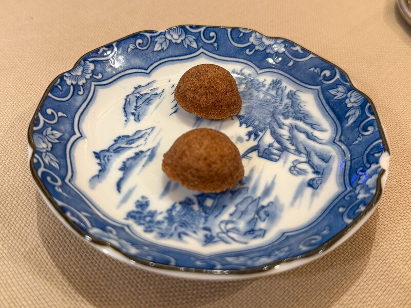 Dessert bites at L'Angolo Tondo in Lucca, Italy