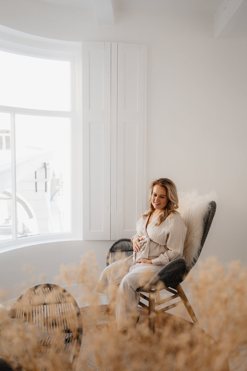 Zwangerschapsshoot daglichtstudio