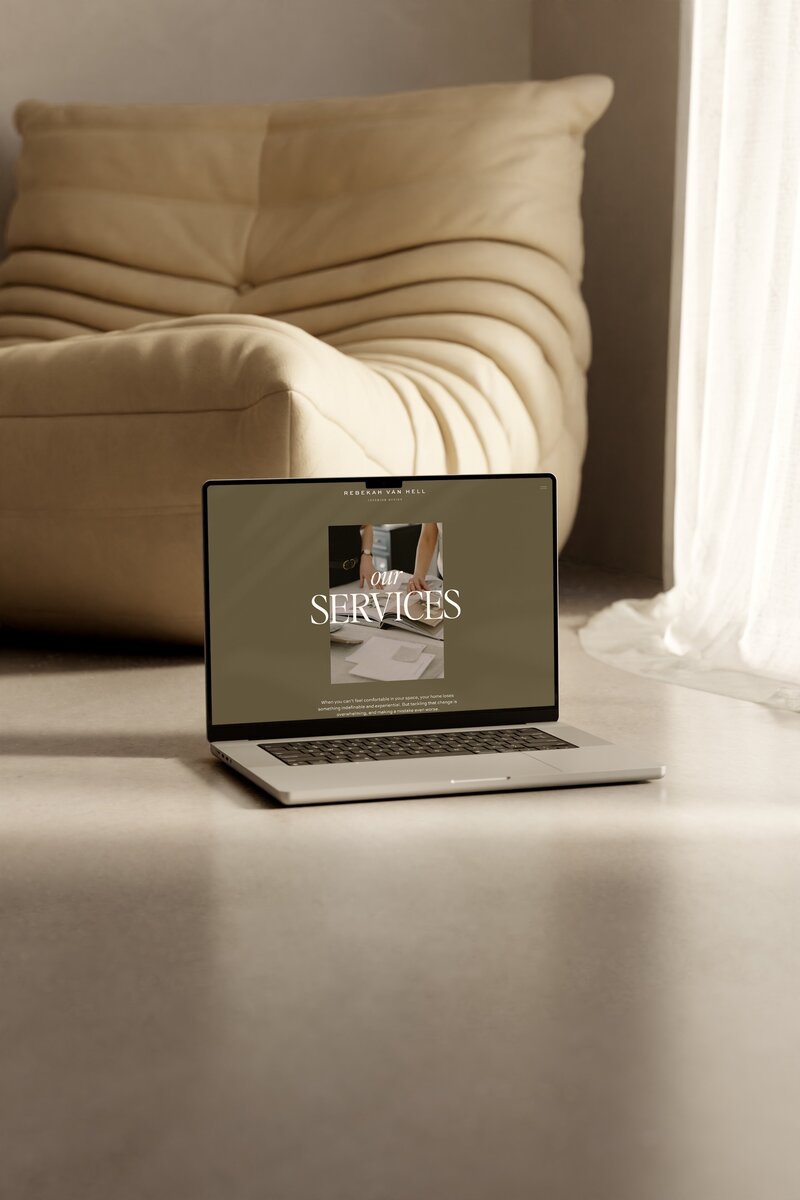 Interior designer web design by Kathlyn Jarvis 7