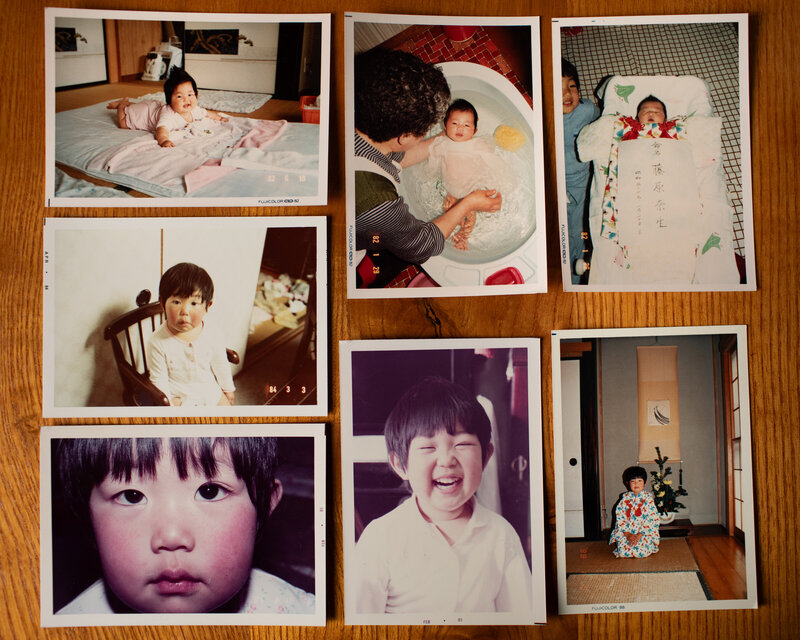 Pictures of the photographer Petite Nao Photography's childhood