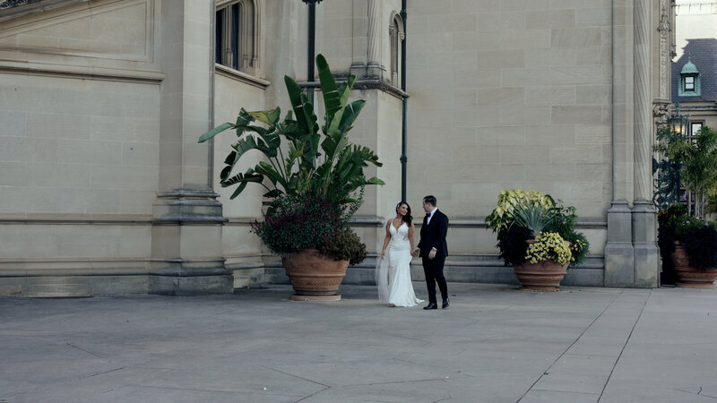 Married Couple at the Biltmore House and Biltmore Estate