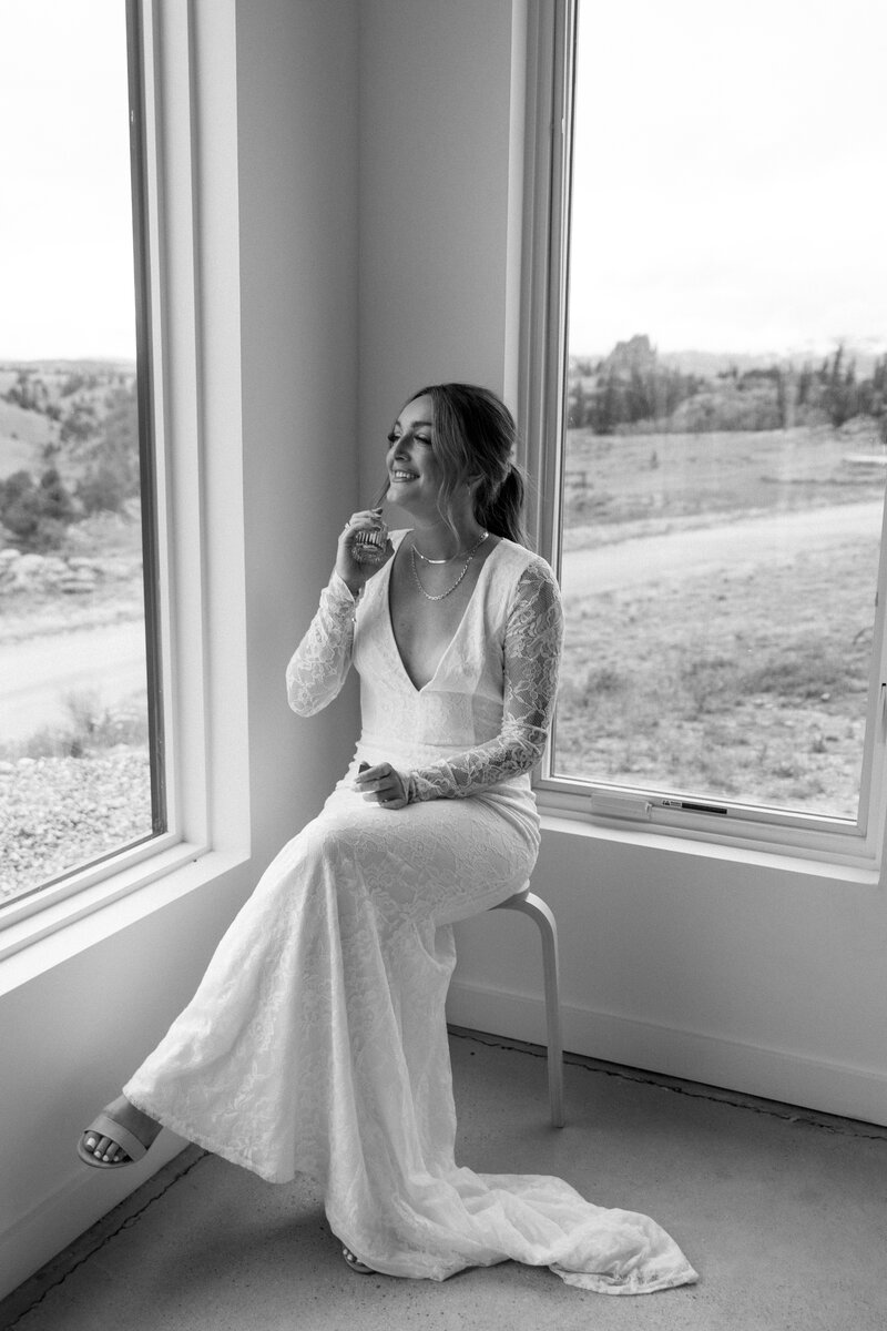 Forest elopement ceremony under a canopy of ancient trees in the PNW