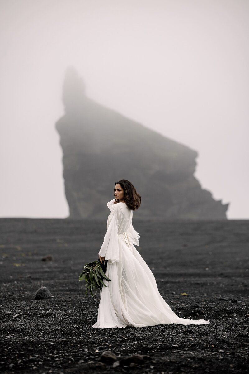 modern and edgy bridals in Iceland