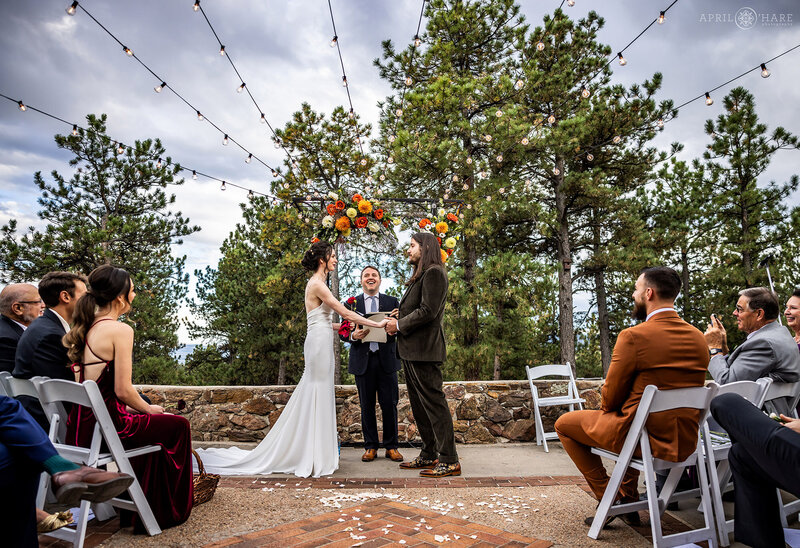 Woodsy Wedding at Boettcher Mansion in Colorado