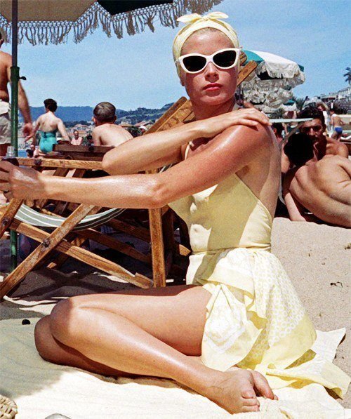 grace kelly to catch a thief french riviera honeymoon fashion
