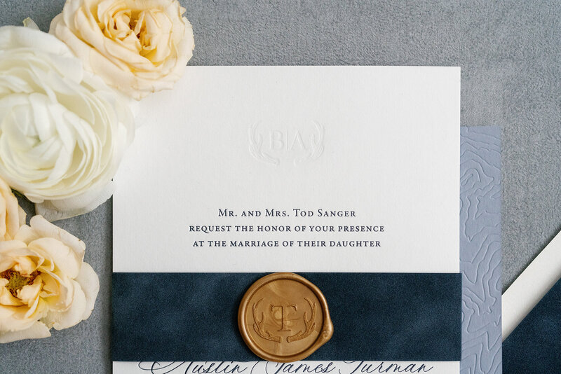 Custom Logo wedding Invitation