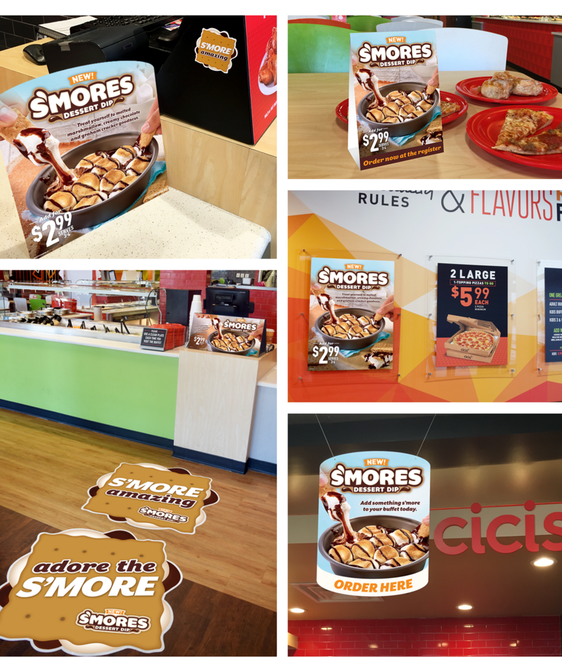 Cicis Pizza | Restaurant | National Campaigns | Graphic Designer | Van Curen Creative