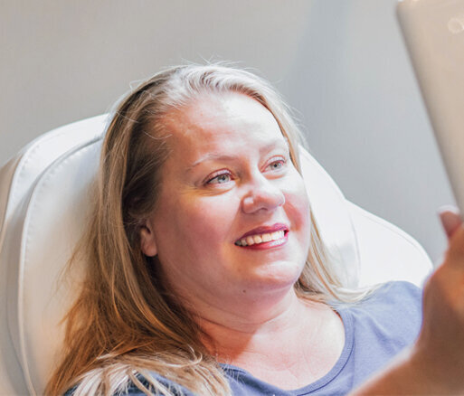 Smiling Client