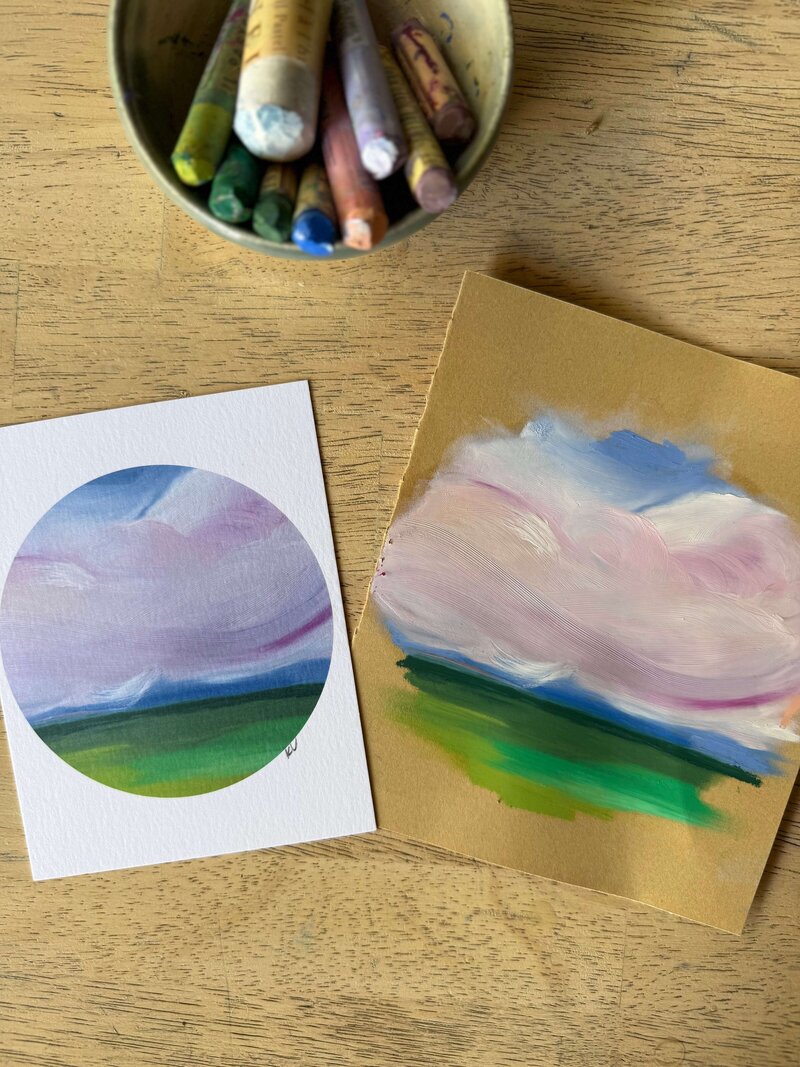 plum colored storm heavy clouds