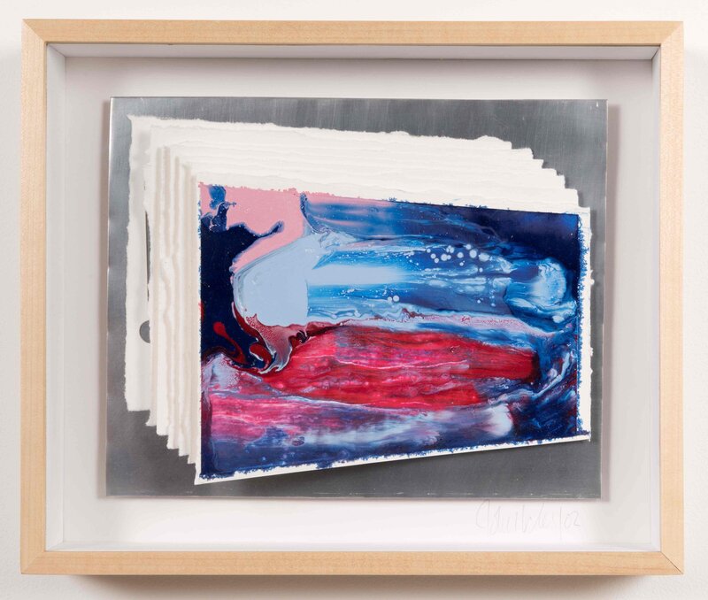 Blank Itinerary - oil on paper& aluminium 2002  - 24.5 x 29.5 cm tif_11zon