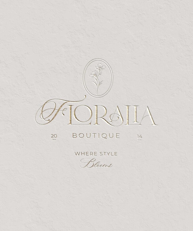 Hand Drawn Floral Logo and Branding