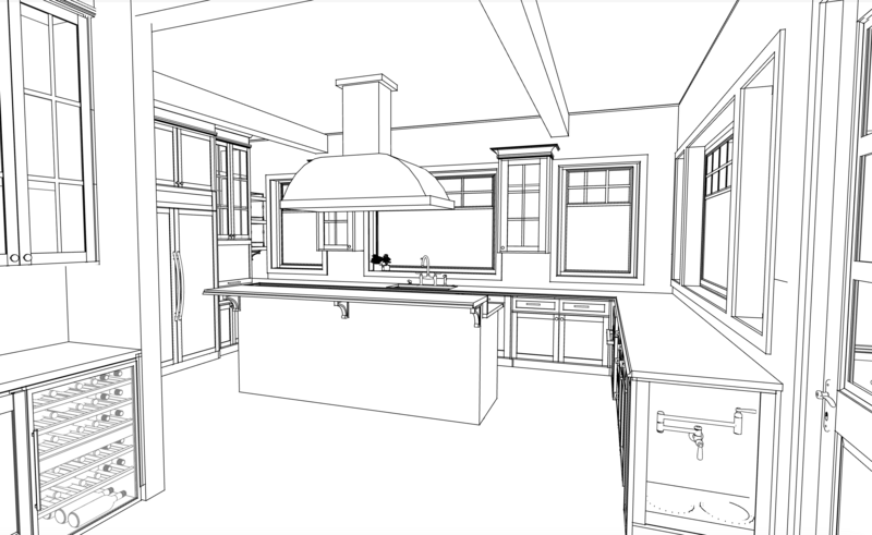 Marshall- Main house Kitchen