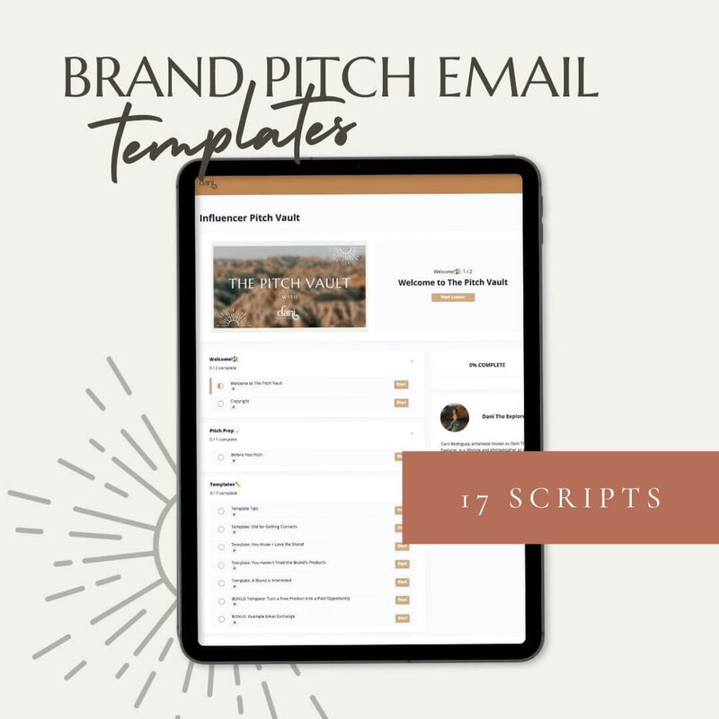 Brand Pitch Email Scripts By Dani The Explorer