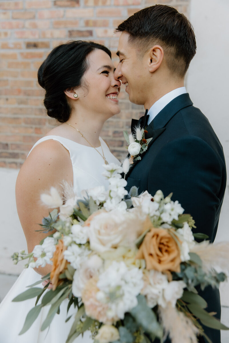 Cincinnati wedding photography - bride and groom after first look