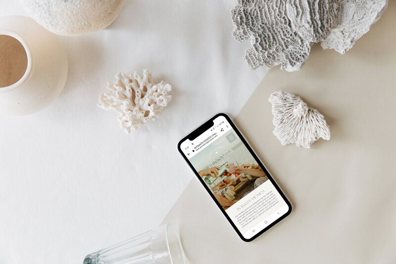 website on phone