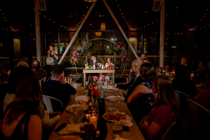 Greenhouse Loft wedding reception