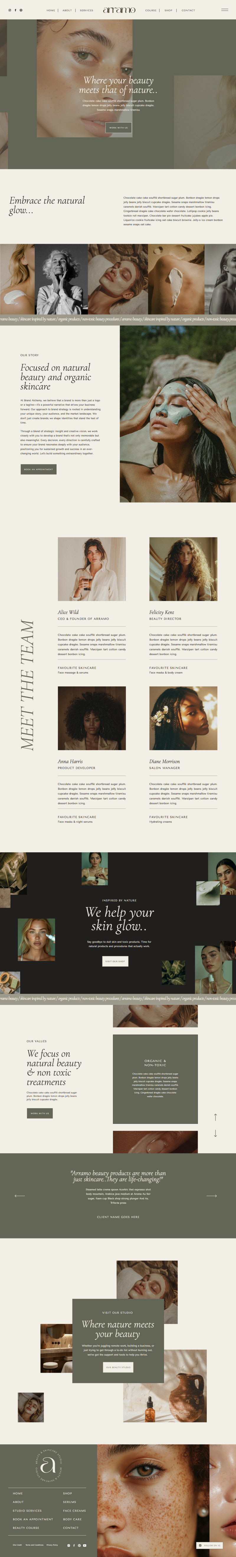 Portfolio project five brand and website mockup4